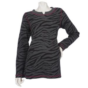 Sport Savvy Waffle Knit Animal Print